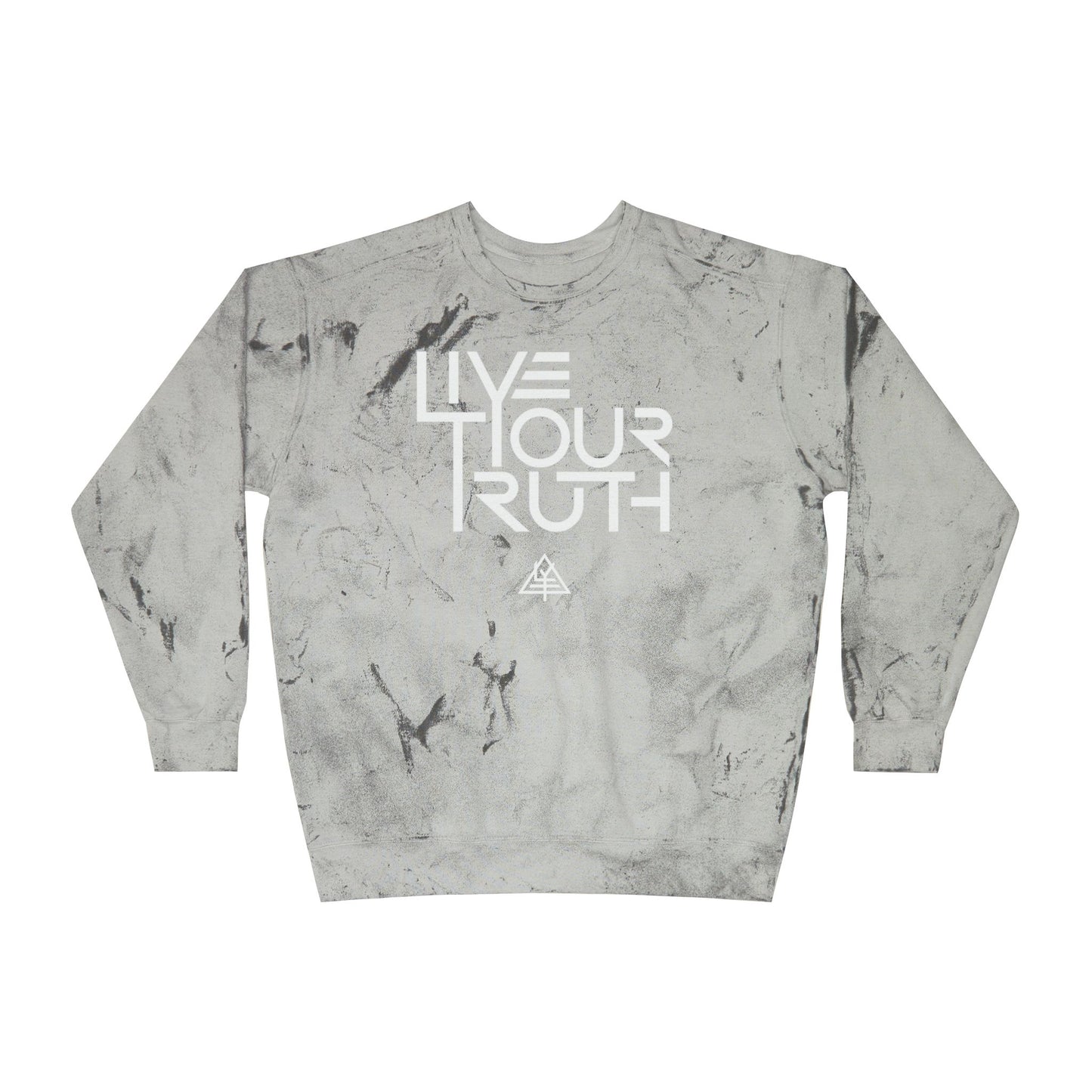 Color Blast Unisex Crewneck Sweatshirt - Live Your Truth